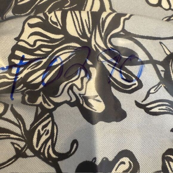 Robert Rodriguez 100% Silk Blouse Open Ruffle Sleeve Tie Neck Elastic Waist XS - Picture 10 of 10